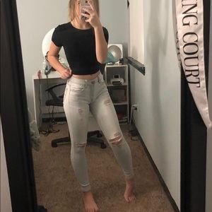 american eagle super stretch jeggings